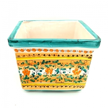 Sicilian Ceramic Square Flower Pot Stand 30 x 30