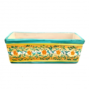 Sicilian Ceramic Rectangular Flower Pot Stand cm 48