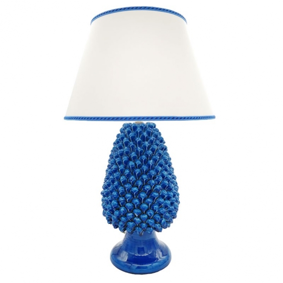 Lume Pigna Ceramica Siciliana Caltagirone cm 65