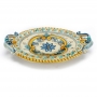 Centrotavola ceramica ovale cm.40