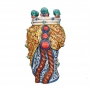 Caltagirone Ceramic Moor's Head Man Multicolor cm 35