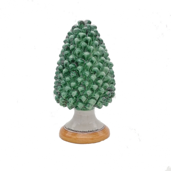 Pigna Ceramica Siciliana Di Caltagirone Cm 30 Vari Colori