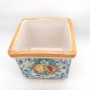 Portavaso Quadro Ceramica Di Caltagirone Frutta cm 30 x 30