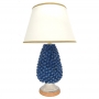 Lume Pigna Ceramica Siciliana Caltagirone Blu cm 70