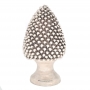 Antique White cm 50 Pine Cone in Sicilian Ceramic