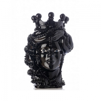 Caltagirone Verus Ceramic Head Black Woman h.48