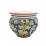 Sicilian Ceramic Red Flower Pot Stand cm 30