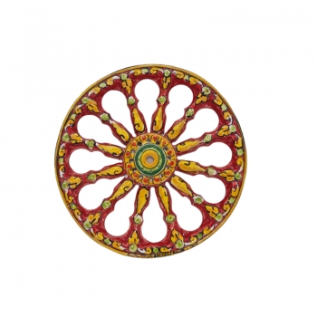 Caltagirone Sicilian ceramic Wargon Wheel cm 17