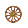 Caltagirone Sicilian ceramic Wargon Wheel cm 17