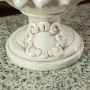 Pigna Ceramica Siciliana Caltagirone Bianco Antico cm 30