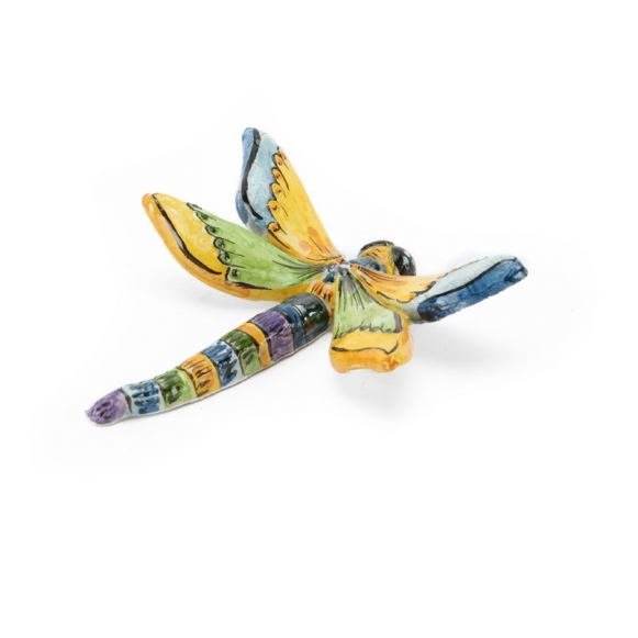 Libellula in ceramica di Caltagirone