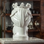 Testa di Moro Ceramica Siciliana Caltagirone  Donna Bianca cm 50