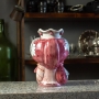 Testa di Moro Ceramica Siciliana Caltagirone Turbante Rosso Uomo cm 23