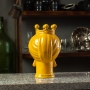Testa Ceramica Siciliana di Caltagirone Giallo Donna cm 23