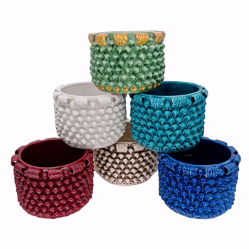 Vaso Pigna Ceramica Siciliana di Caltagirone cm 25 - Vari Decori