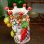 Teste di moro siciliane Ceramica Caltagirone Donna-Uomo Frutta cm 42