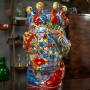 Head Vases - Lady-Man Sicilian Ceramic "Moorish Head" from Caltagirone 48 cm