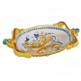 Caltagirone Sicilian Ceramic Yellow Centrepiece