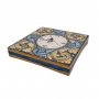 Orologio quadro in ceramica siciliana di Caltagirone 30x30
