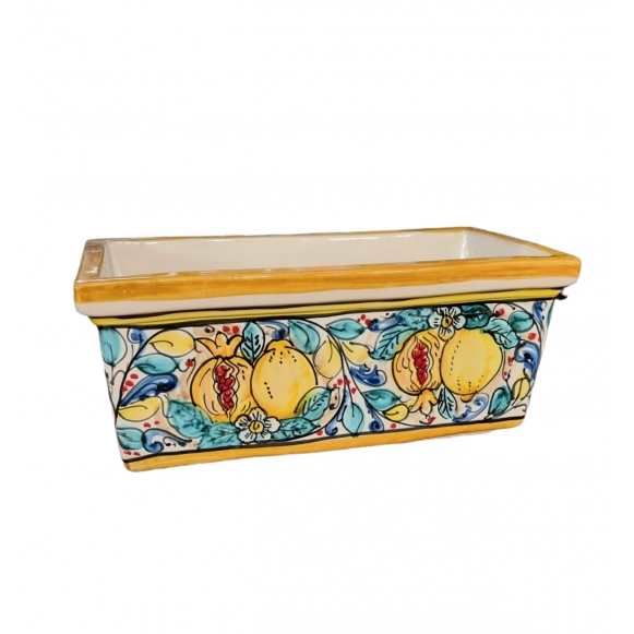 Cassetta in Ceramica Frutta cm 33