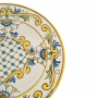 Caltagirone Sicilian ceramic Yellow Plate cm 40