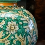 Orcio ceramica Caltagirone verde cm 40