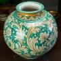 Orcio ceramica Caltagirone verde cm 40