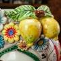 Teste di moro Siciliane in Ceramica di Caltagirone Donna-Uomo Limoni H. 40 cm