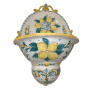 Fontana Murale Ceramiche Caltagirone Decoro Limoni