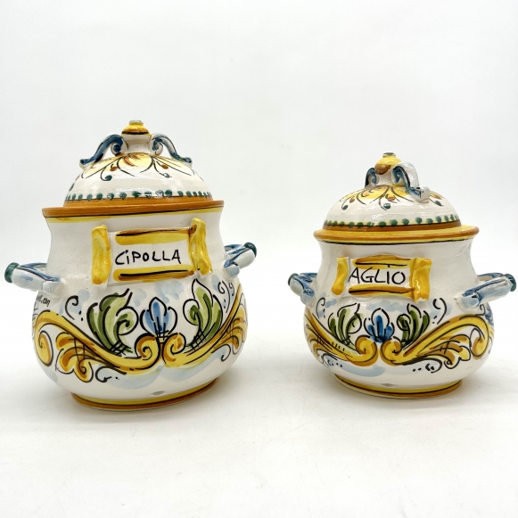 Caltagirone Ceramic Set 2 Pz
