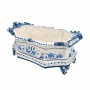Centrotavola ceramica siciliana Caltagirone Esagonale L. 40 x H. 20 cm