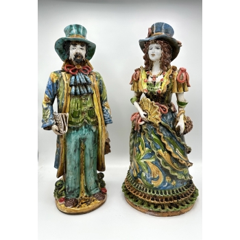 Coppia Lumiere in ceramica Ve