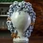 Lady Vases Sicilian Ceramic Head Caltagirone H. cm 47