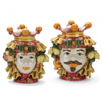 Testa in ceramica Moro Donna BO