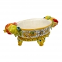 Centrotavola Ceramica Ovale con Frutta cm 45
