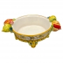 Centrotavola Ceramica Ovale con Frutta cm 45