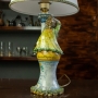 Caltagirone Sicilian Ceramic Lady Lamp cm 55
