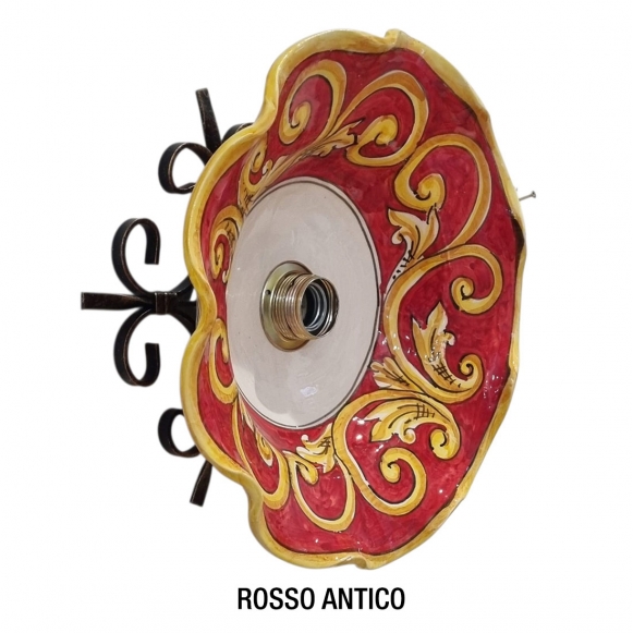 Plafoniera in ceramica