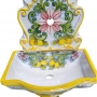 Fontana in Ceramica Siciliana di Caltagirone – Modello "Limoni Gialla"