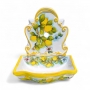 Fontana in Ceramica di Caltagirone – Modello da Parete “Limoni”