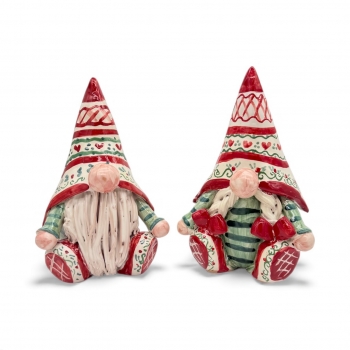 Caltagirone Ceramic Christmas Gnome