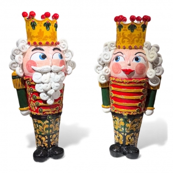 Ceramic Nutcracker H. 65 x L. 32 cm