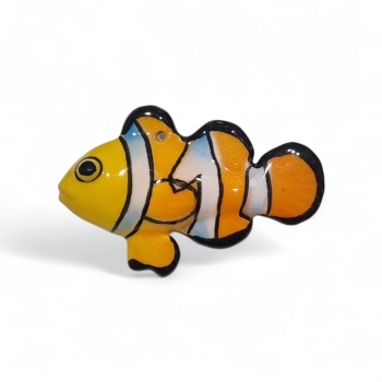 Tropical Clown Ceramic Fish 9cm