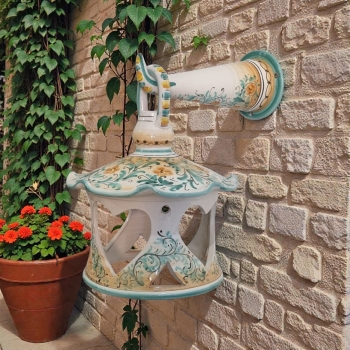 Lanterna ceramica Caltagirone cm 35