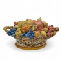 Centrotavola in ceramica mod. Cesto frutta cm 55