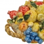 Centrotavola in ceramica mod. Cesto frutta cm 55