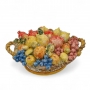 Centrotavola in ceramica mod. Cesto frutta cm 55