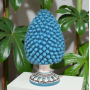 Pigna in ceramica Caltagirone Turchese cm 40