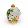 Portasale in ceramica siciliana decorato Fichi d’India – H. 23 x L. 19 cm