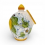 Portasale in ceramica siciliana decoro Limoni – H. 23 x L. 19 cm